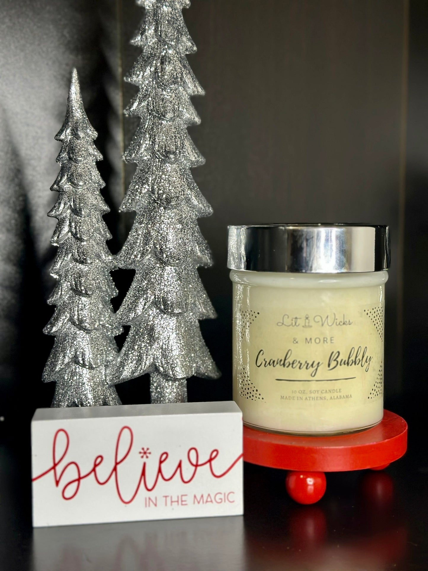 Cranberry Bubbly 10 oz. Candle