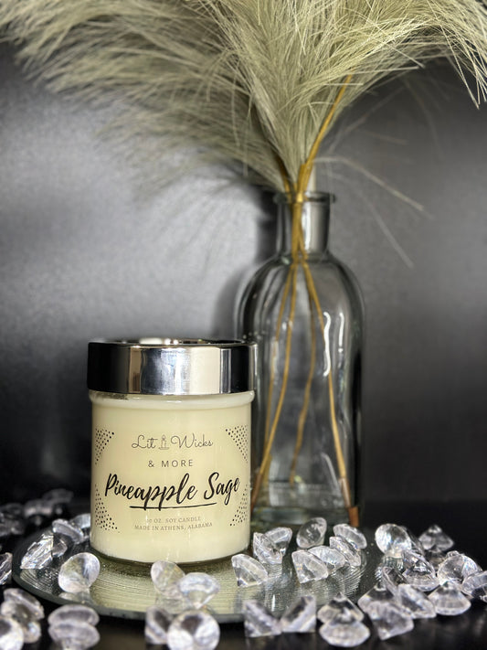 Pineapple Sage 10 oz candle